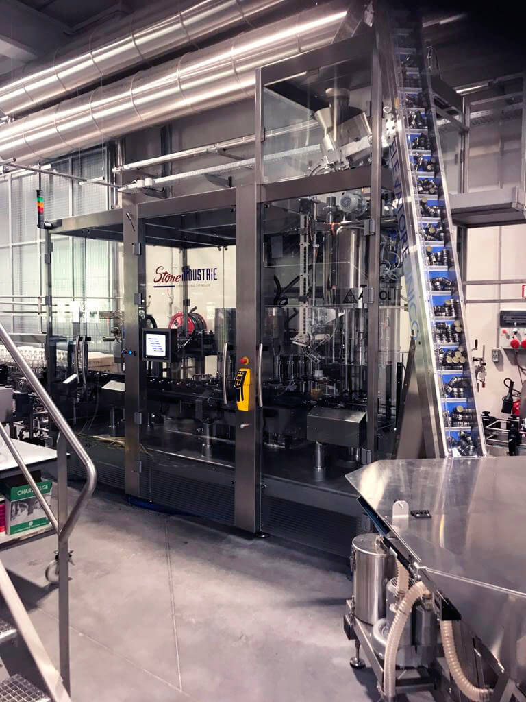 start-up bottling line