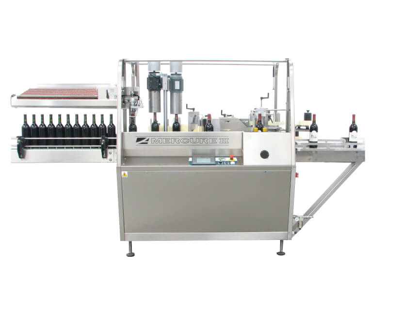 linear or rotary bottle labeler